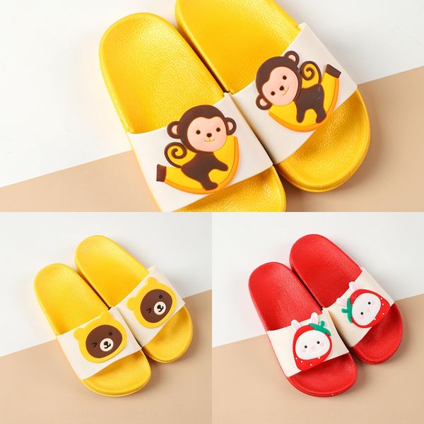 

children' plastic small medium-sized sandals and slippers children' bathroom slippers home indoor and outdoor pvc anti-skid sand, Black;grey