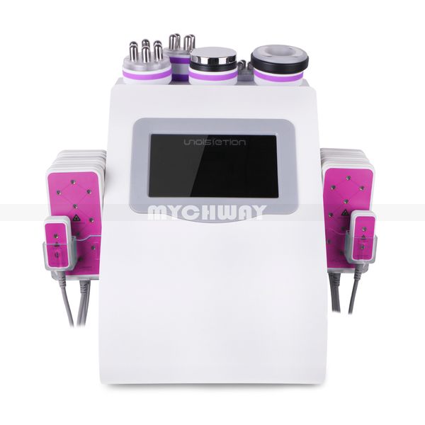

New promotion 6 in 1 ultra onic cavitation vacuum radio frequency lipo la er limming machine for pa