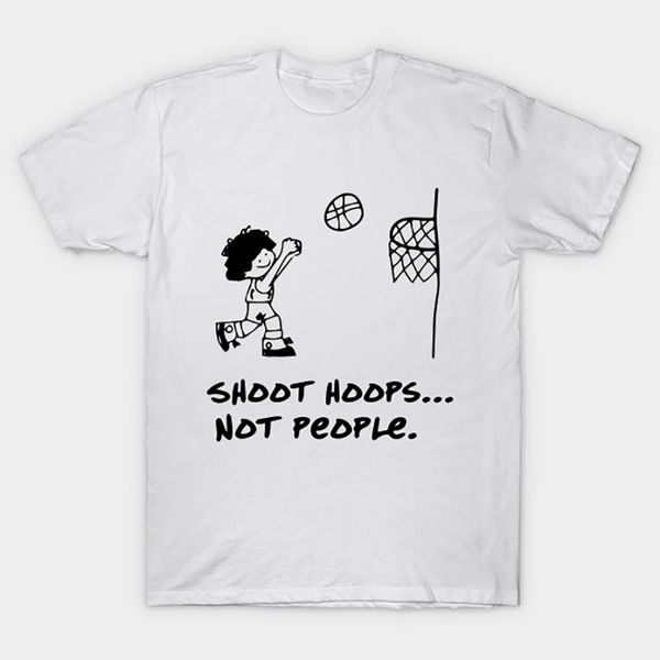

shoot hoops not people t shirt shoot hoops not people tshirt pviolence retro vintage 90s anti pmeme trend streetwea, White;black