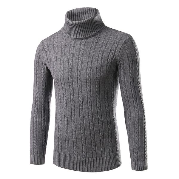 

mens solid color striped sweaters fashion turtleneck business bottoming sweatshirts winter autumn clothing for men -3xl, White;black