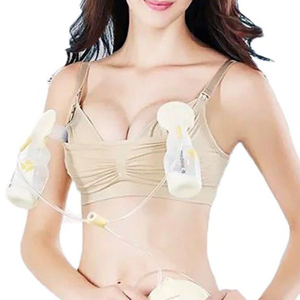 

women wire nursing bra maternity breastfeeding pregnant intimates underwear bras pregnancy breathable strecth padded new, Red;black