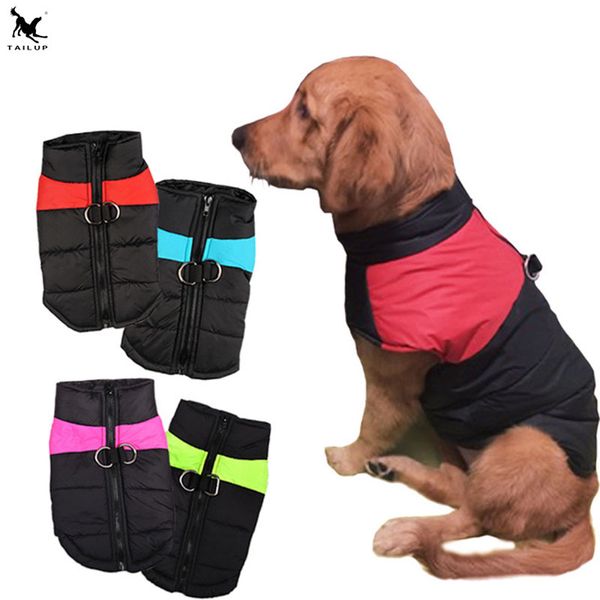 

winter pet dog clothes warm big dog coat puppy clothing waterproof pet vest jacket for small medium large dogs golden retriever