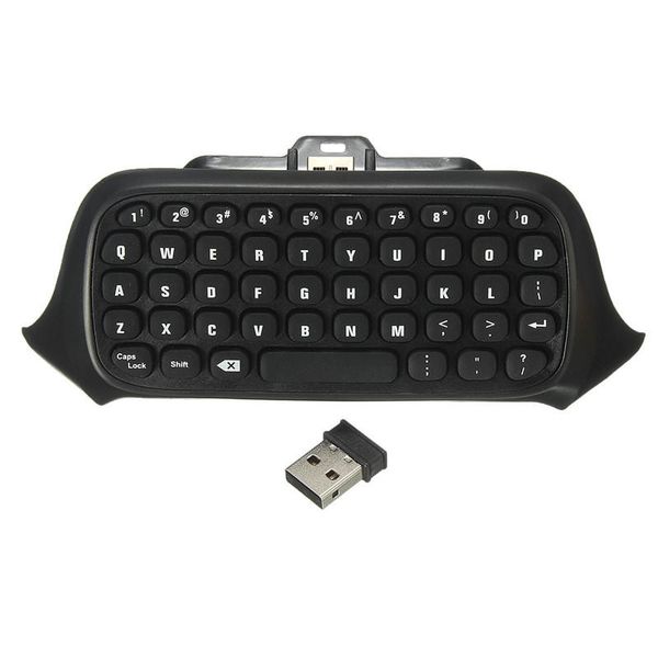 2.4G Mini sem fio Chatpad mensagem do teclado para Xbox Um controlador