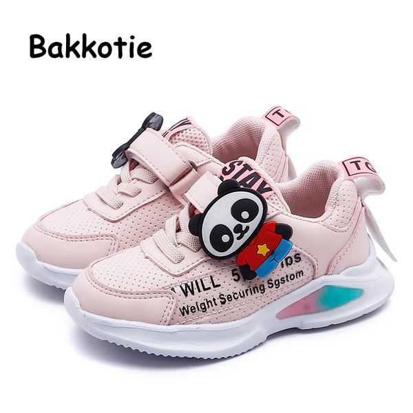 

bakkotie 2019 дети осень спортивная обувь новые малышей девушки модные мягкие кроссовки мальчики свет дышащая сетка черный повседневная обув, Black