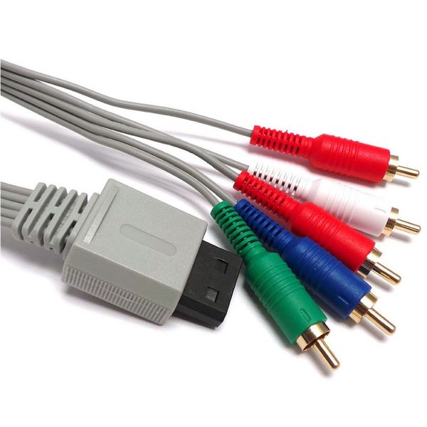 

practical clear image component cable video input games display tv hd vivid color 5 heads for wii wiiu