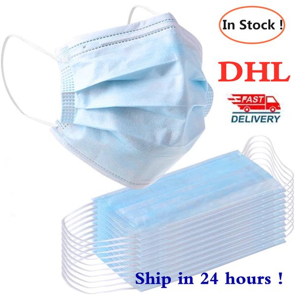 

disposable face mask 3 layers anti dust droplet pollution filter safety mask thickened disposable ear loop mouth mask