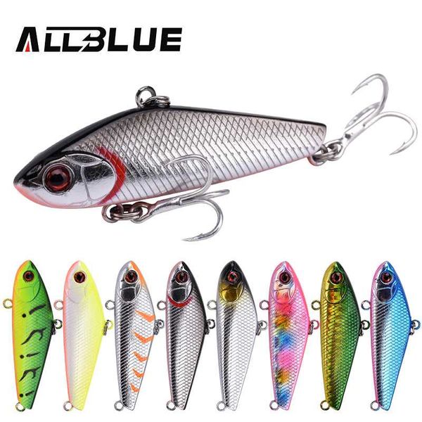 

allblue mini sold 55s sinking fishing lure vib lipless crankbait 55mm 12g hard artificial bait winter ice vibration tackle