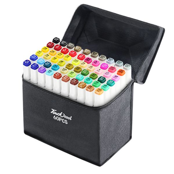 

drawing brush marker set 30/40/6/80/168 colors alcohol ink graphic art markers sketch twin marker pens gift sketchbook for kid