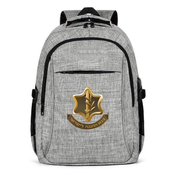 

еврейский силы обороны израиля emblem моды бизнес рюкзак, дизайн прохладный лучший многоразовый подходит для школы путешествия рюкзак флаг s