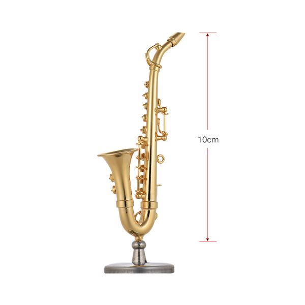 

new mini brass alto saxophone sax model exquisite deskmusical instrument decoration ornaments musical gift with delicate box