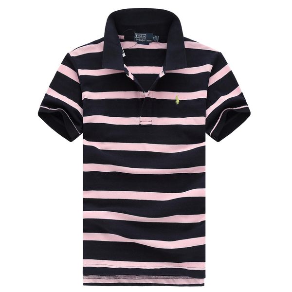 

luxury mens designer t-shirt ralph high-end lauren embroidered fashion brand polo shirt color pony logo stripe custom business pullover, White;black