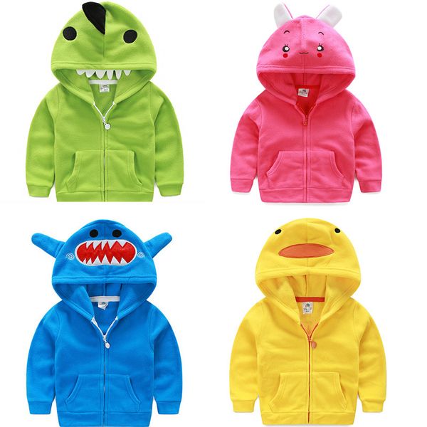 Acheter Vente Chaude Date 2018 Bébé Veste De Dessin Animé Automne Version Coréenne De Vêtements Pour Enfants Avec Velours Garçon Et Fille De La Veste