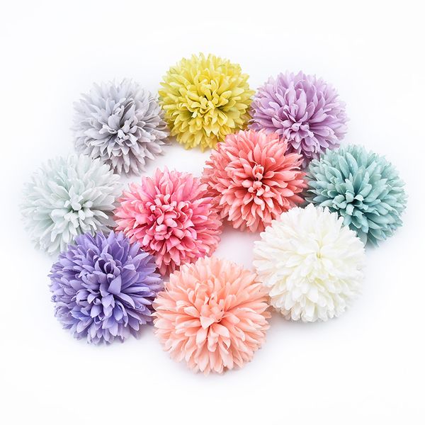 

5/10pcs artificial plants for home decor scrapbook flowers wedding bridal accessories clearance diy christmas wreath silk daisy