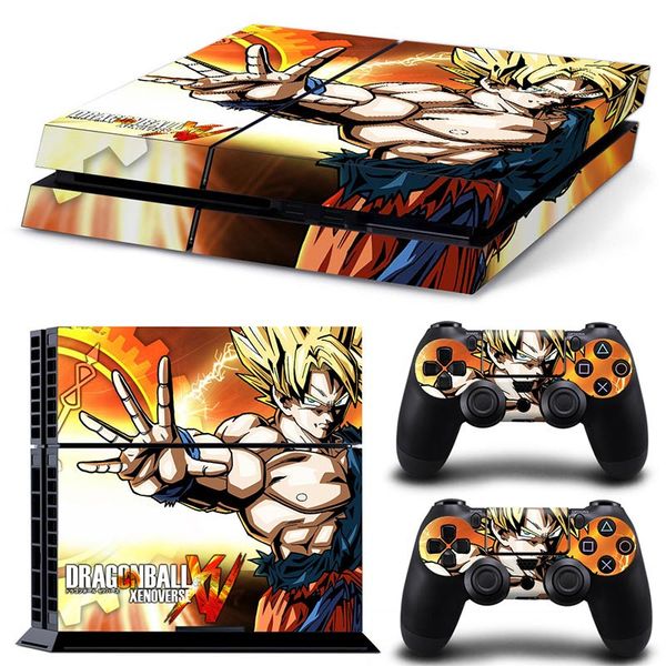 

Кожаный стикер Fanstore Виниловый чехол Dragon Ball для консоли Playstation PS4 и 2 пульта дистанц