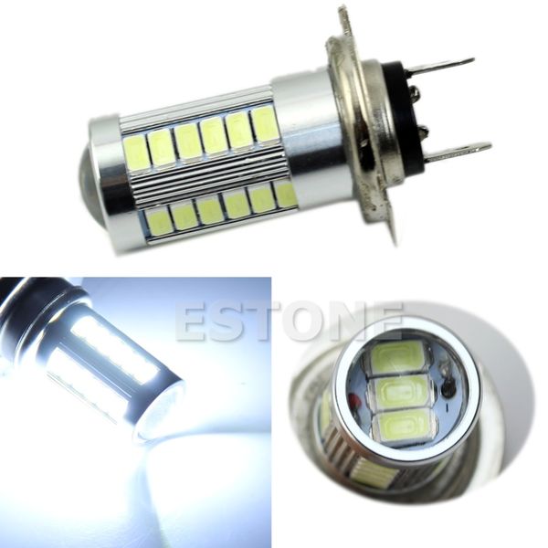 

1pc h7 super bright 12v 5630 smd 33-led auto car fog driving light lamp bulb white