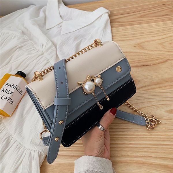 

aosbos small soft canvas crossbody сумки для женщин плеча сумка 2020 вскользь lady chain лоскутная сумки