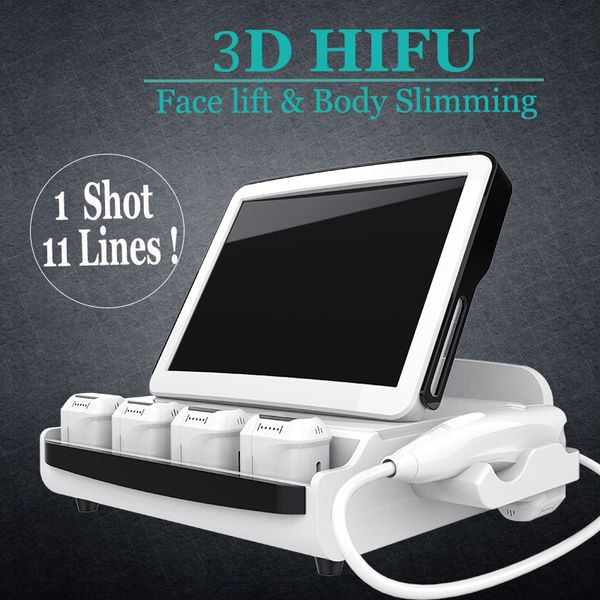 

multi-functional 3d hifu machine ultrasonic face lifting body slimming facial wrinkles treatment hifu machine with 20500 s, Black;white