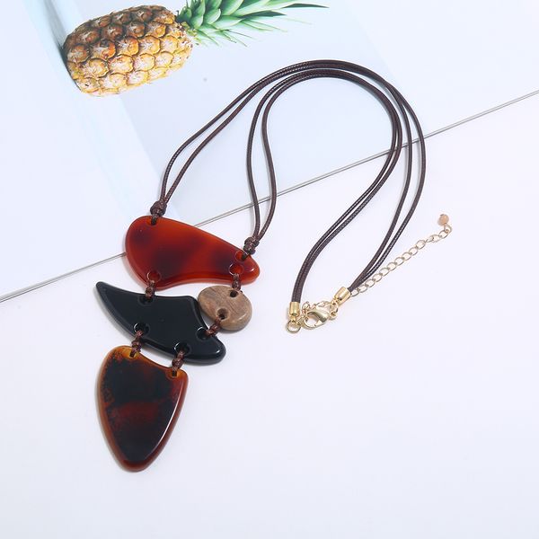 

vintage long rope chain geometric pendant necklace women fashion jewelry harajuku collares boho colar collier bijoux femme 2019, Silver