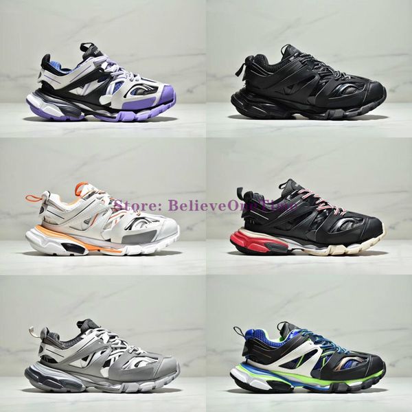 

2019 new 3m triple s track 3.0 running shoes release 3 tess gomma maille jogging designer shoes sport sneaker 35-45