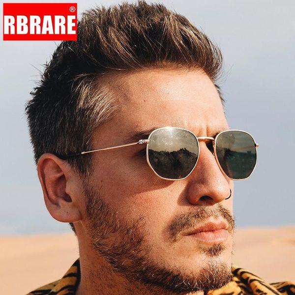 

rbrare metal small frame square sunglasses men/women classic vintage mercury ocean film fashion mirror lunette soleil femme wyqps