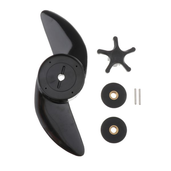 

2-blade propeller electric outboard motor prop boat kayaking accessories - easy to install