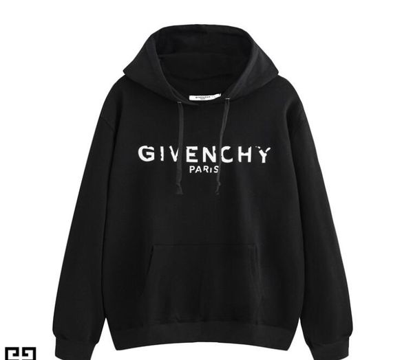 

paris men's hoodies american stars fashion men broken hole sweatshirt hoodies long-sleeved sweatshirt xxxl givenchy, Black