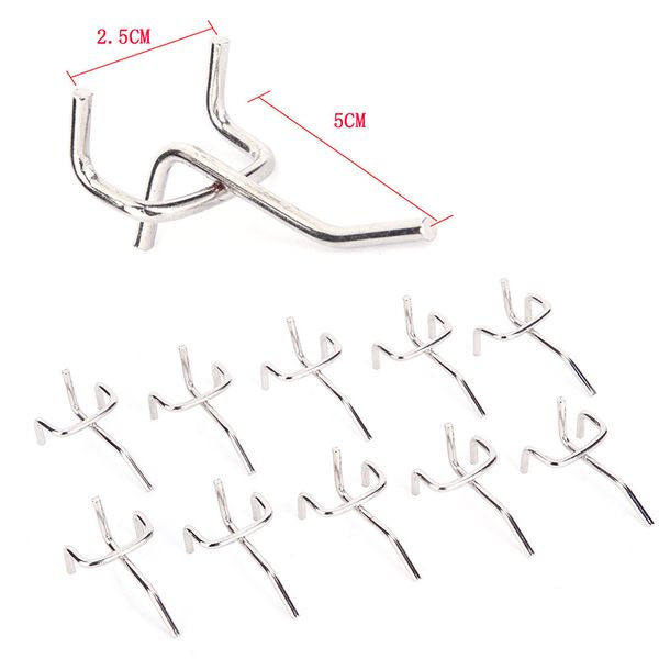 

10pcs pegboard hooks hanger clothes-rack assortment organizer accessory tools