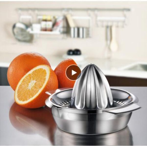 

mini citrus orange lemon juice extrusion press stainless steel hand pressed fruit juicer 100% raw juice for healthy living for children