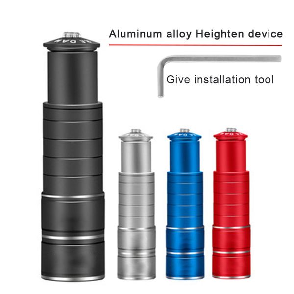 

bicycle mountain bike vertical heightener handlebar increase front fork faucet lift head tube extension accessories universal