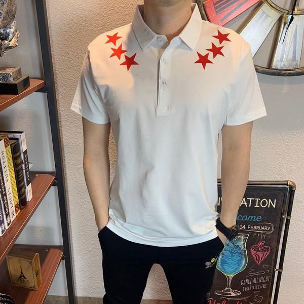 

2020 new arrival mens luxury polo shirt fashion designer short sleeve summer polo shirts casual t-shirts with brand f letters m-3xl, White;black