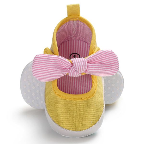 

spring summer baby girl toddler the first walker newborn bow casual cute canvas princess shoes fashion children's shoes