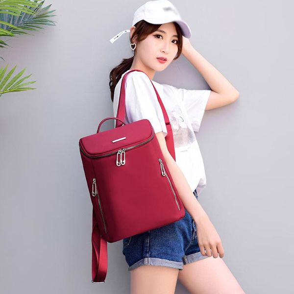 

women travel backpack street lady oxford cloth backpack large capacity three-dimensional student bag 2020#g7