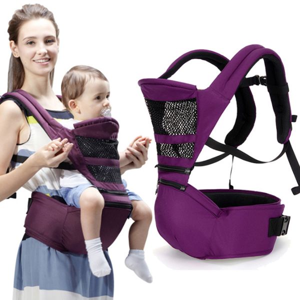 

breathable ergonomic baby carrier backpack portable infant baby carrier kangaroo hipseat heaps sling