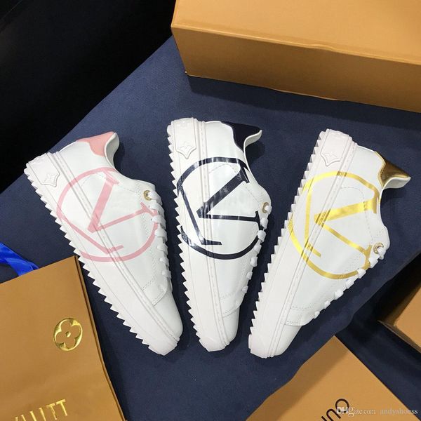 

luxury tennis sport shoes fashion speed stretch low help printed leather coach running shoes youth coach sneakers basketball shoes, Black