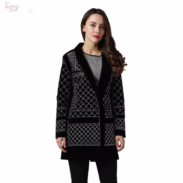 

новая мода мода геометрический pattern rhinestone notcjed воротник с длинными рукавами bodycon tight shipping sexy blazer zc071 падения, White;black