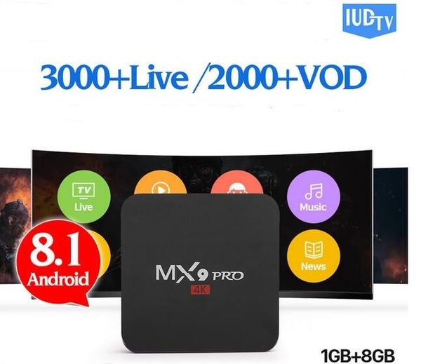 

IUDTV 3 месяца, 6мес, 1years и mx9pro андроида медиа-плеер для Швеции Испанской Португалии Т