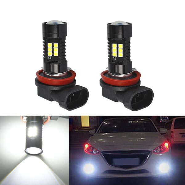 

dotaatdw 2x super white h8 h11 cree chip 3030 led fog light driving bulbs for 3 5 6 xc-5 cx-7 axela atenza
