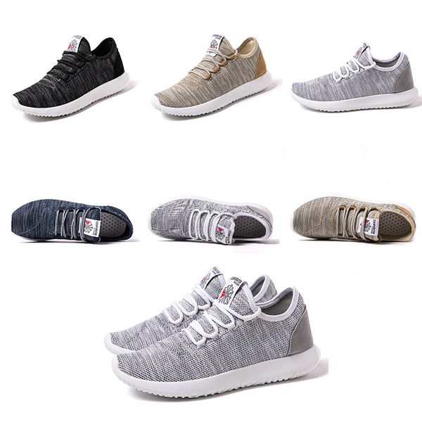 

fashion flat shoes comfortable women men running shoes outdoor wallking grey dark blue brown homemade brand made in china 39-44, White;red