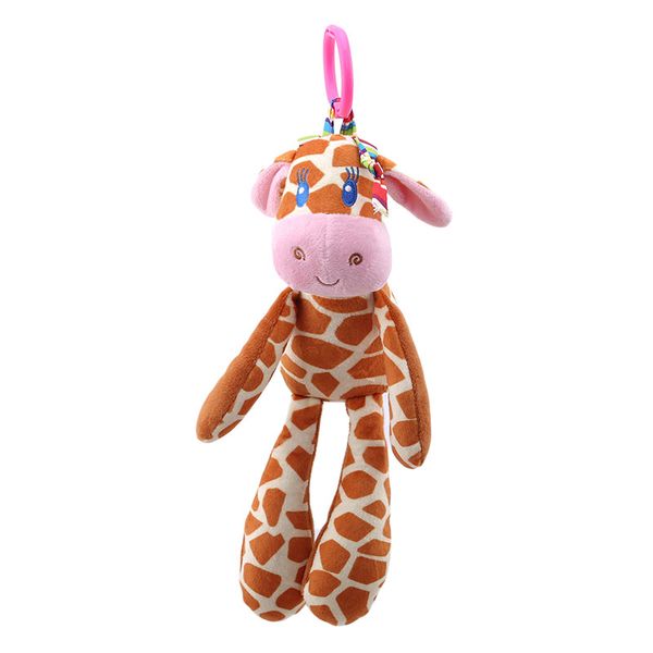 

2019 new style color crib pendant cute animal donkey plush toys bed car decoration pendant toddler toys