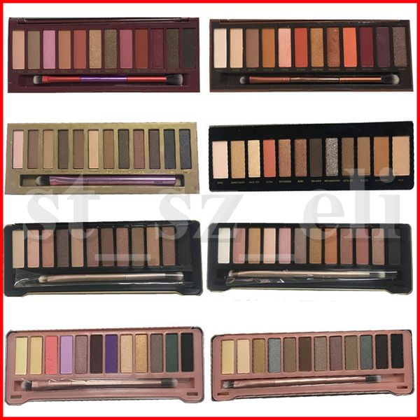 

face makeup eye shadow nude 12 color eyeshadow palette 15.6g 1 4 5 7 8 heat cherry eye shadow palette