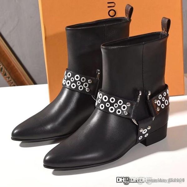 

нове женин rhapsody лоджки boot мода боилон кожане 1a5sus женкие боилон мод, Black