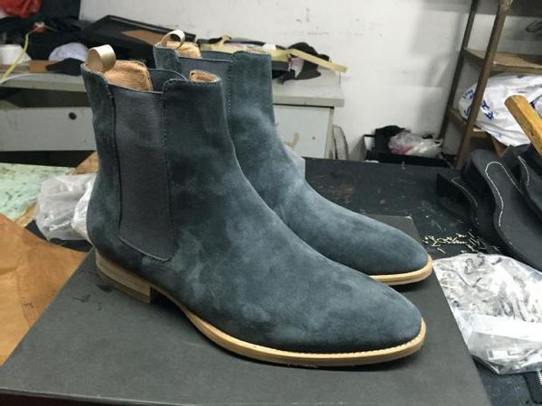 

2019 classic wyatt ankle boots western style black leather motorcylcle boots men gentlemen shoes fall winter as6