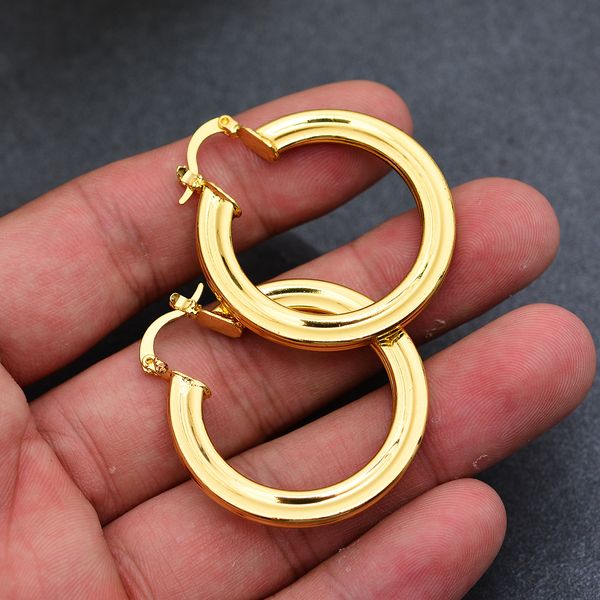 

africa dubai gold color big earring for women ethiopia jewelry wholesale round groo earrings distortion flowers earrings, Silver