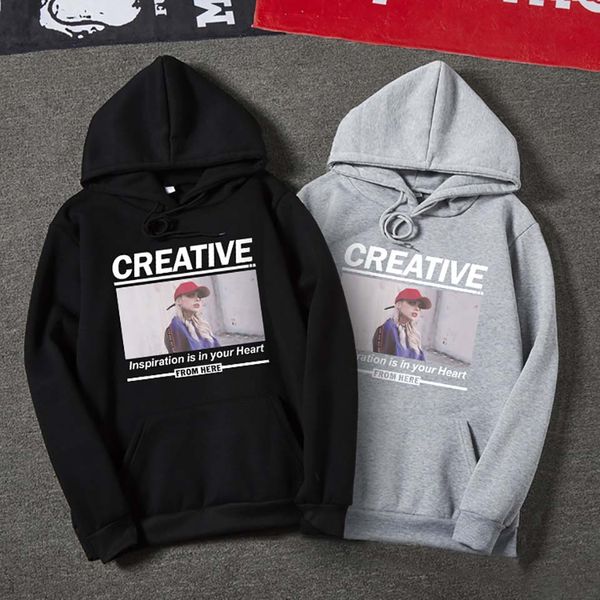 

mens designer hoodie new fashion printing luxury hoodies sanding thick sweater trend men women brand sports shirt special price, Black