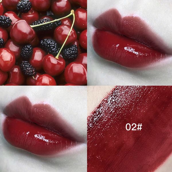 

1pc lips makeup 6 colors liquid lipstick mirror surface lip gloss tint lasting moisturizing non-stick cup lip glaze