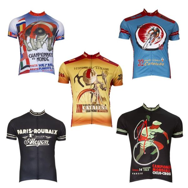 

summer retro cycling jersey bike wear men short sleeve classic cycling clothing mtb ropa ciclismo maillot outdoor clothes, Black;red