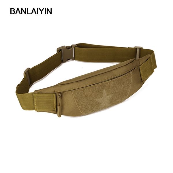 

nice new waterproof nylon travel military anti-theft slim cell phone belt fanny pack waist bag