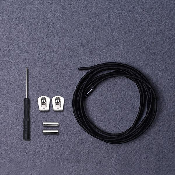 

1pair нет tie обуви шнурки упругие пряжки металла круглые шнурки дети взрослых быстрый ленивый кроссовки шнурок для обуви шнурки шнурки, White;pink