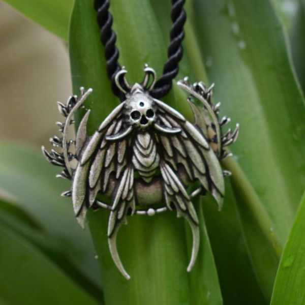 

sanlan 1pcs new arrivel death's head hawkmoth, Silver