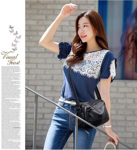 

women's bag 2020 new fashion ladies handbag pu soft leather large capacity shoulder bag messenger